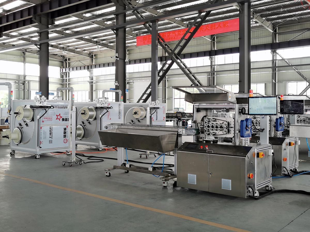 Daghang set sa High speed SPVC medical tube extrusion line testing (3)