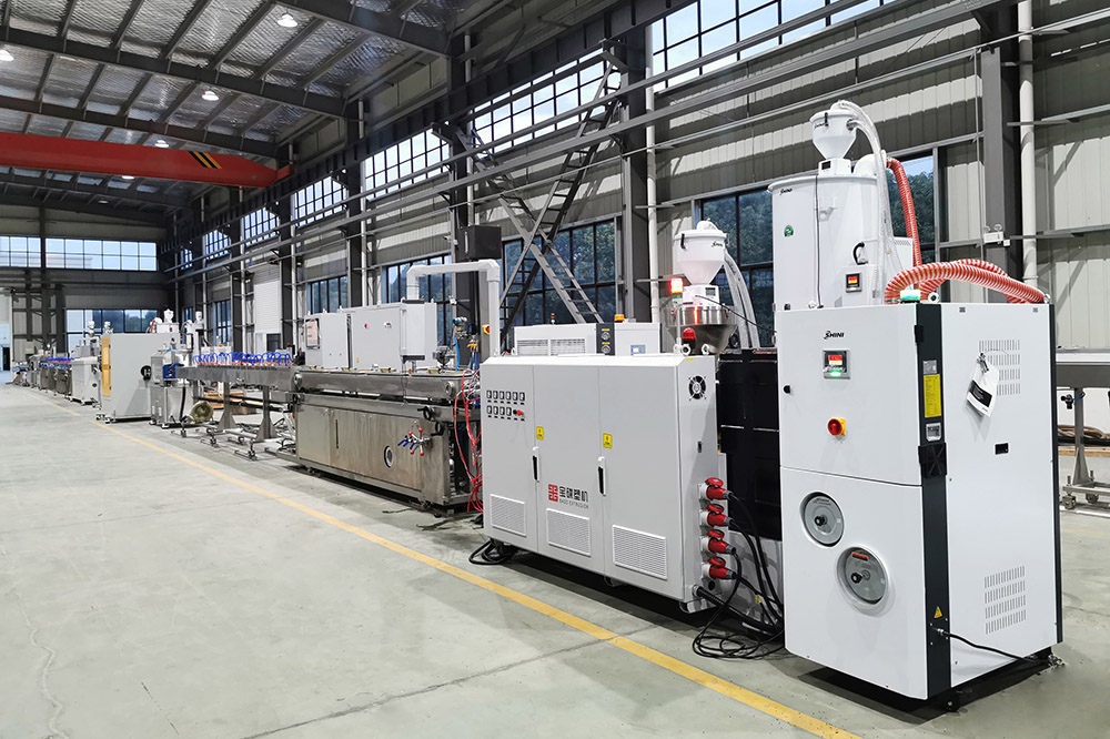 TPV Knitting Composite Pipe Extrusion Line (5)