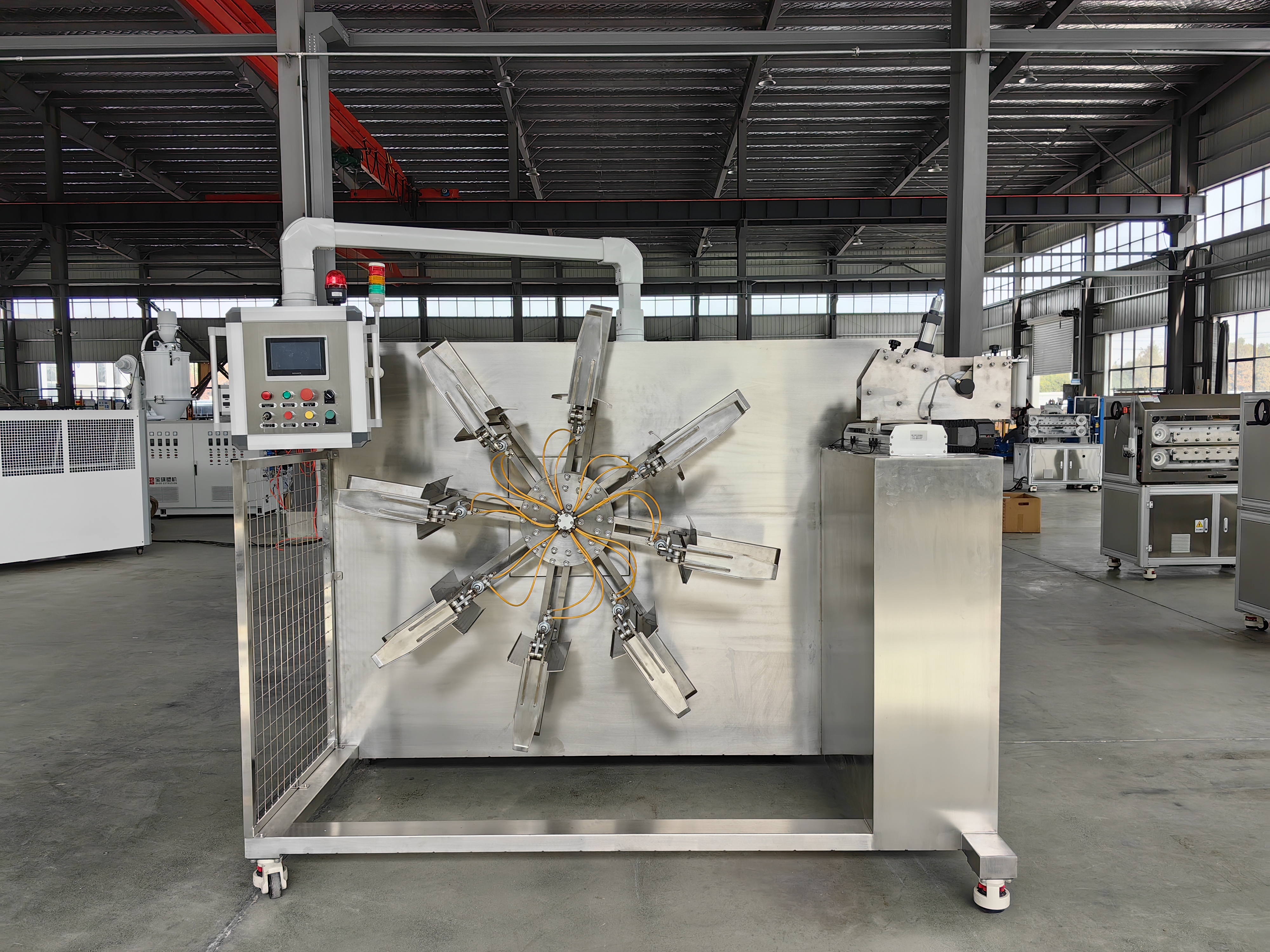 Fluoroplastic tube extrusion line 3